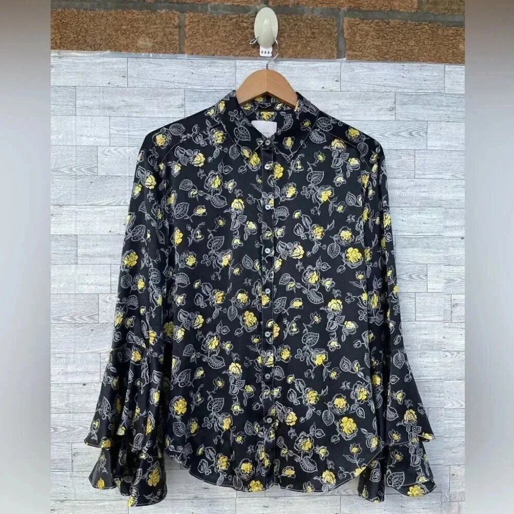 Cinq à SeptKirby Floral Silk Top medium - Picture 2 of 12